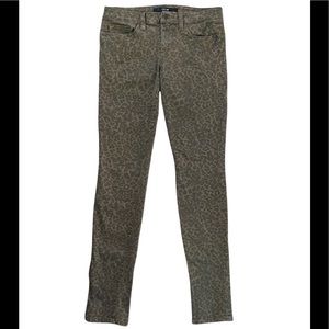 Joes Jeans Chelsea Teak Leopard Skinny Jeans